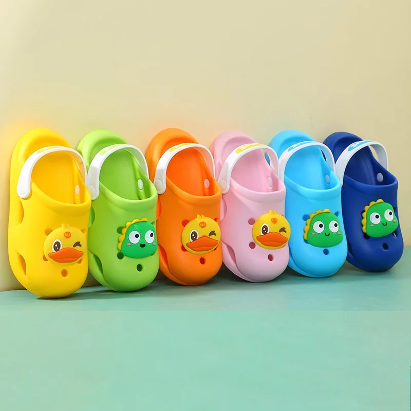 

Summer Beach Sandals Slipper Children Cartoon Eva Kid Garden Clogs, 6 colors