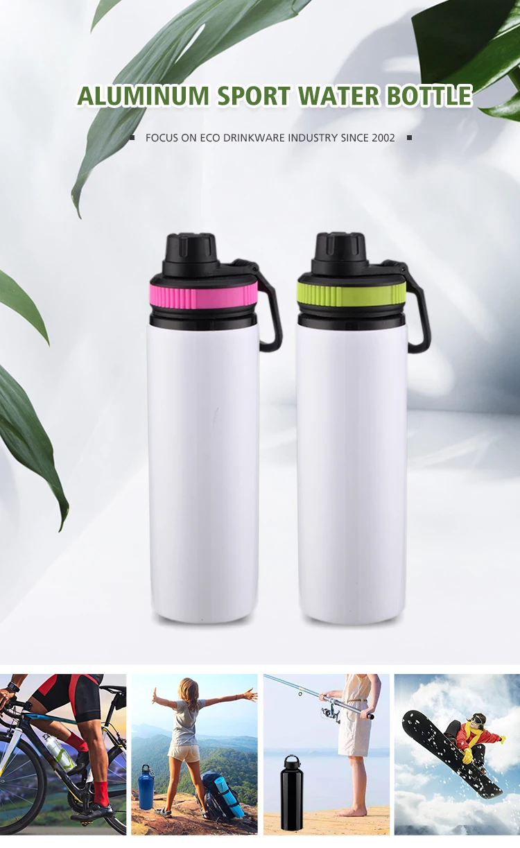 Factory Promotional Custom Logo 750ml Travel Aluminum Sublimation Water