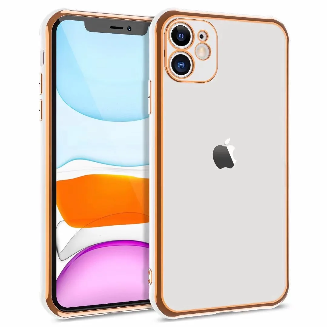 

2021 Newest Design Square Phone Case for iPhone 12 MINI Electroplated Phone Case for iPhone 11 12 Pro Max XR XS, 5 colors