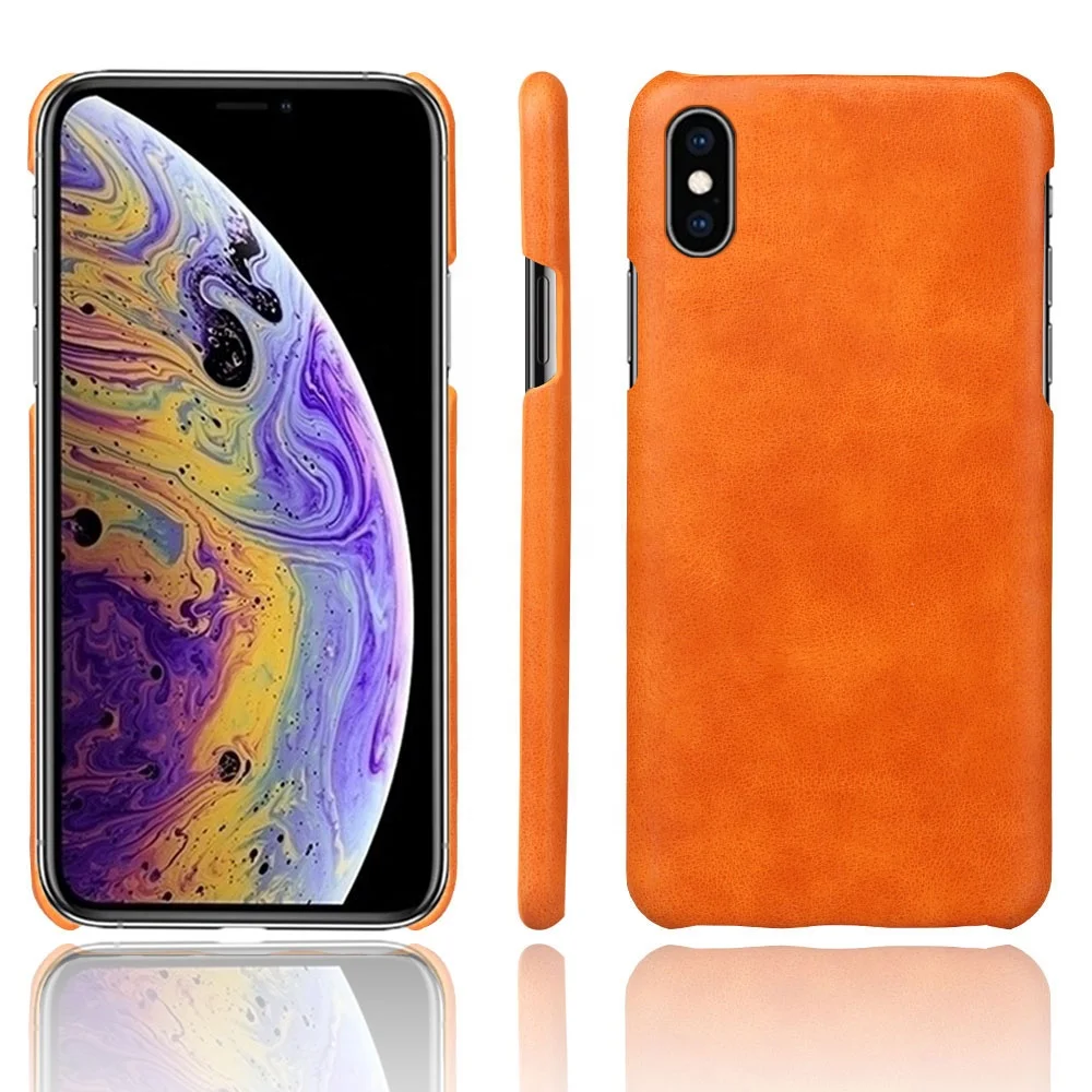 

Wholesale Business Style Leather Skin Durable PU Phone Case For iPhone XS MAX Back Cover, 6 colors