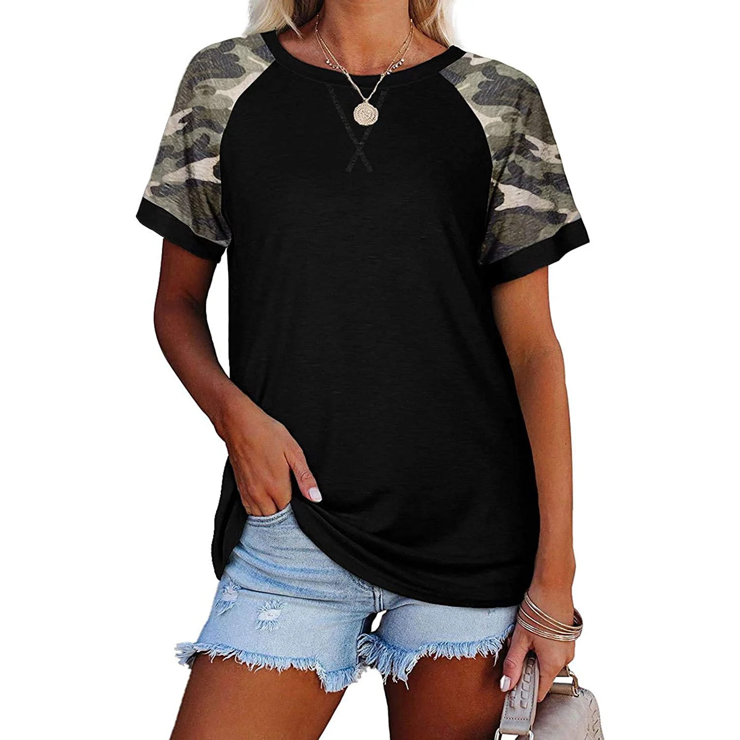 

Summer Casual Clothing Patch Hip Hop Logo Girl'S Women'S Oversize T-Shirt, Customized color
