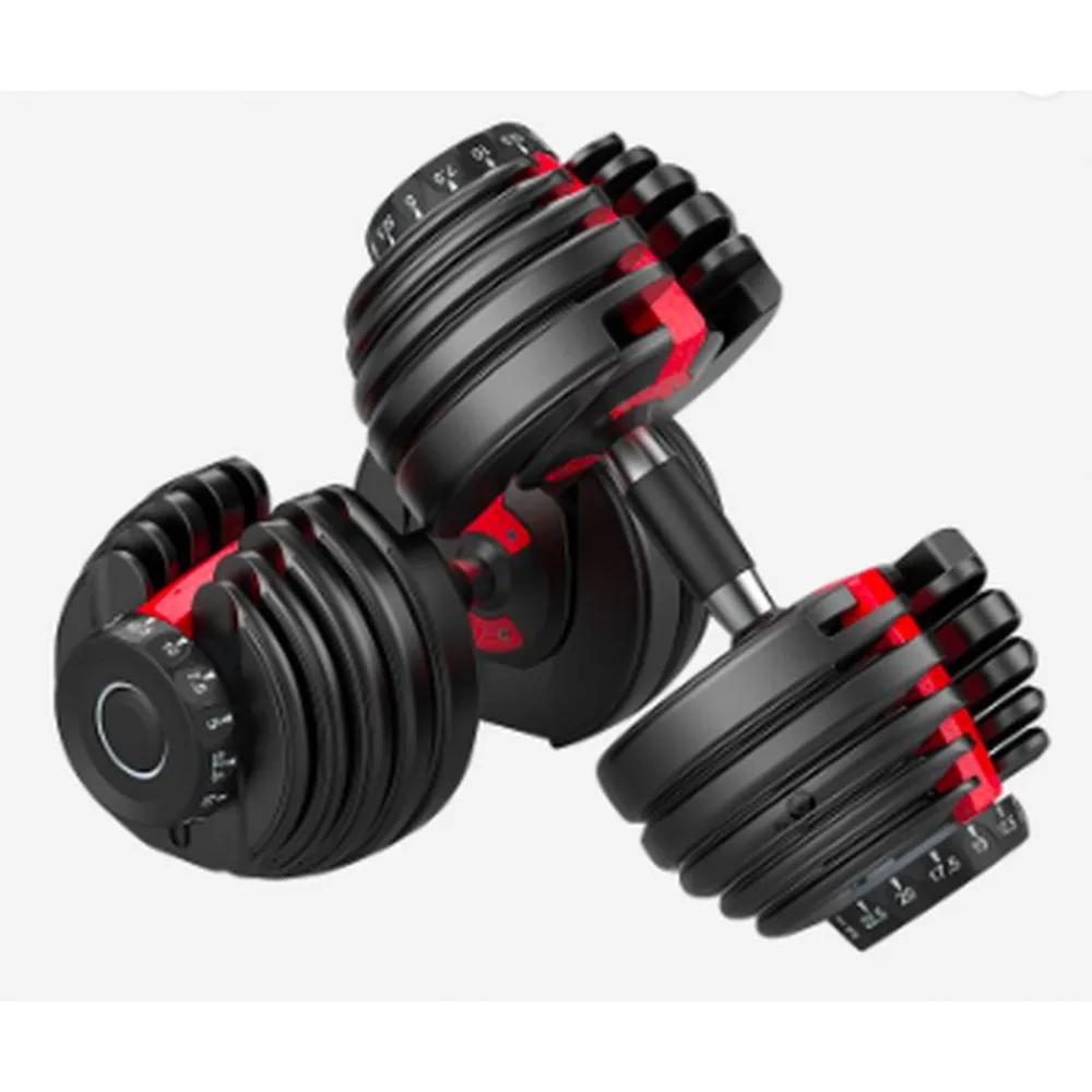 

Indoor studio Men's adjustable dumbbell set suitable for home fitness 24kg 40kg dumbbell weight adjustable dumbbell 1090