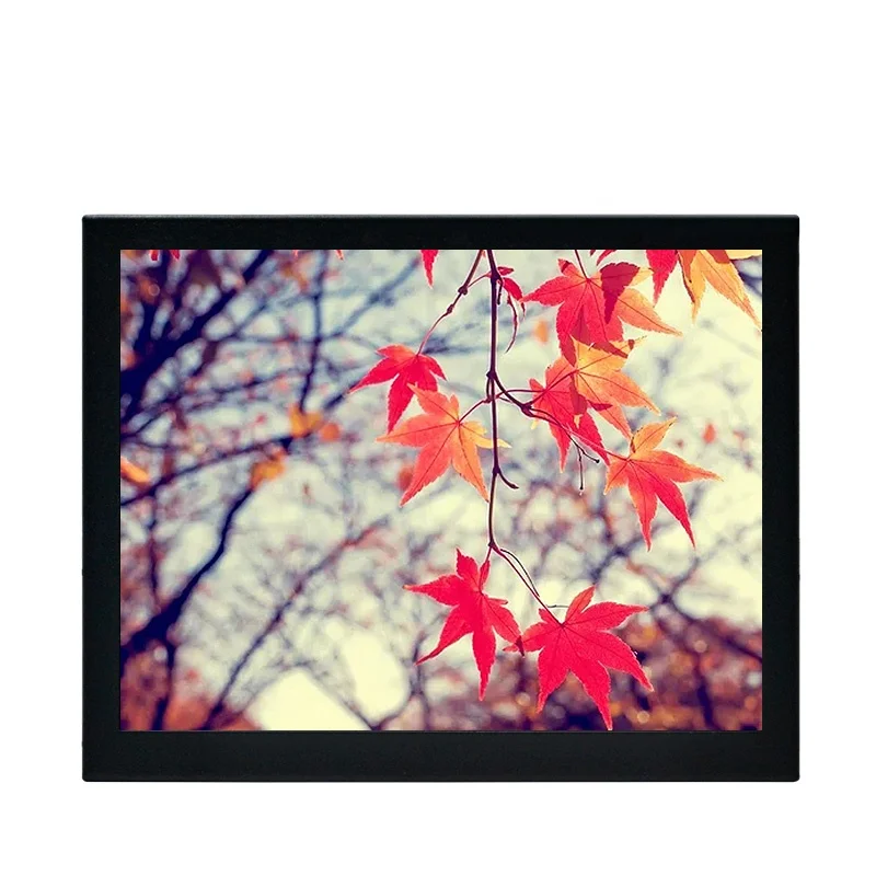 

12 inch touch monitor hd mi 12 inch resistive touch monitor, Black