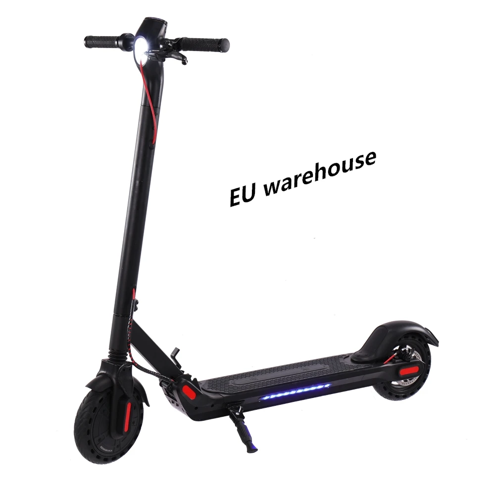 China factory Microgo can drop shipping EU warehouse electric scooter 2020 two wheels 8.5inch have app and led light electronic