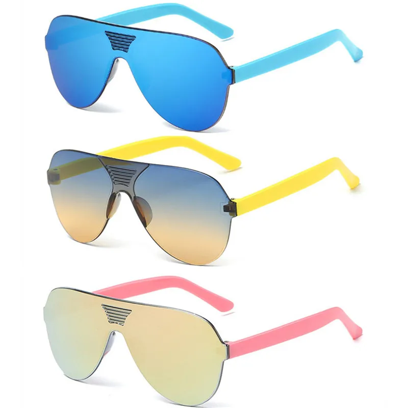 

WIIPU New Fashion Children'S Sunglasses Popular Rimless Children'S Sunglasses Anti-UV Sunglasses For Kids