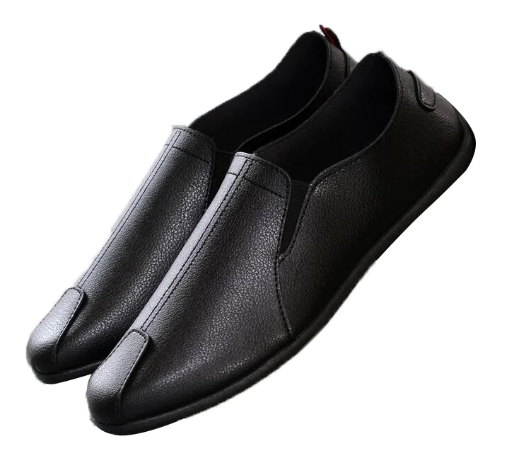 

New fashion casual men's soft leather sole pedal shoes single useful shoes manufacturers