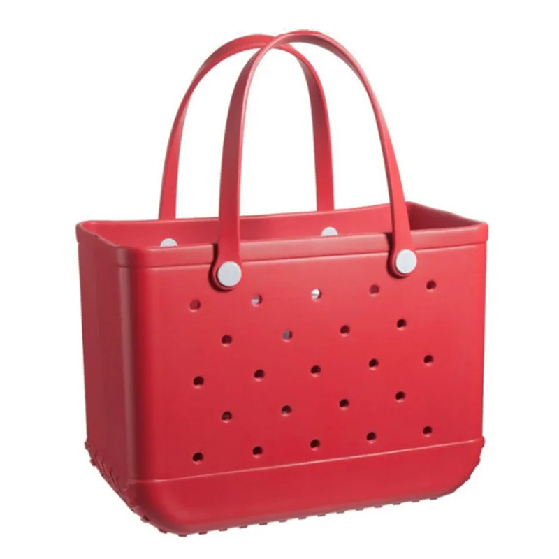 

Hot sale Large size EVA Beach Tote bag High Quality Bogg Silicone Large Beach Bag