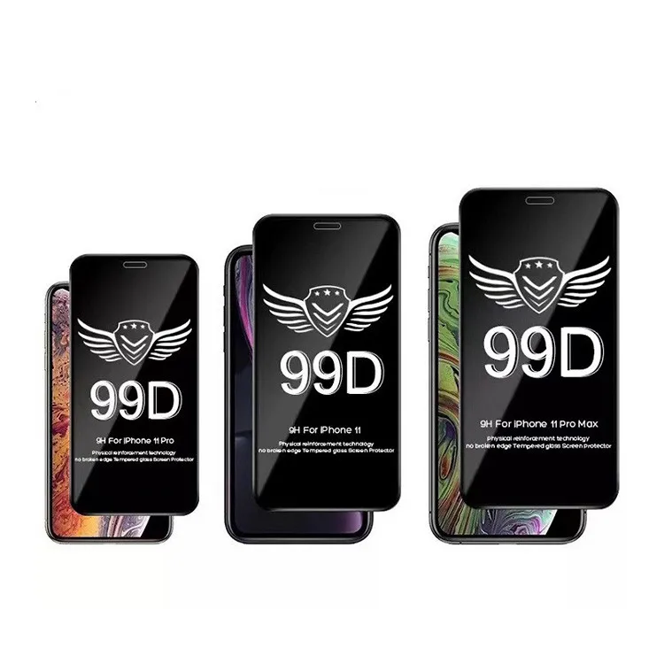 

99D Tempered glass For Vivo V21 E iQOO Z3 Y72 S9E iQOO Neo 5 Factory Hardness Screen Protectors For Samsung Huawei Oppo Xiaomi