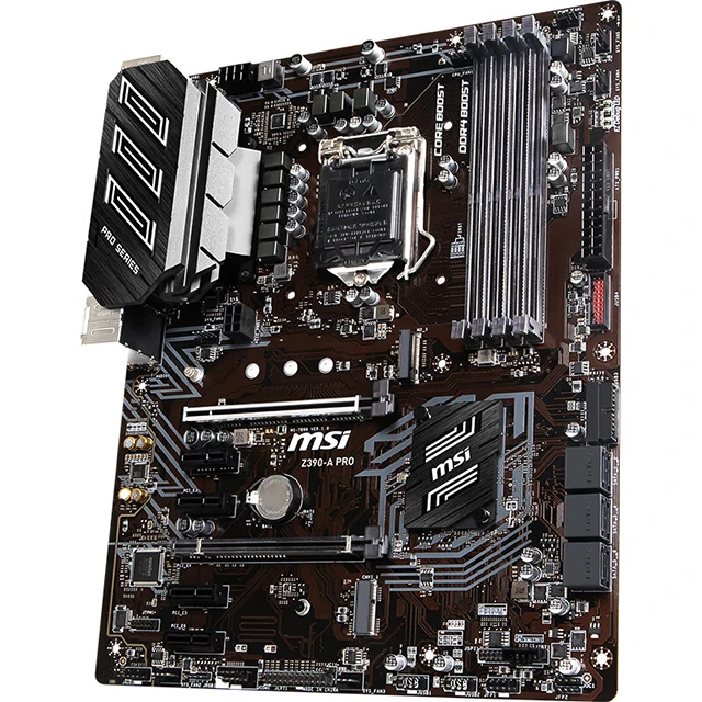 

for MSI Z390M A pro ATX desktop electromechanical gaming motherboard supports 9th generation IntelCPU