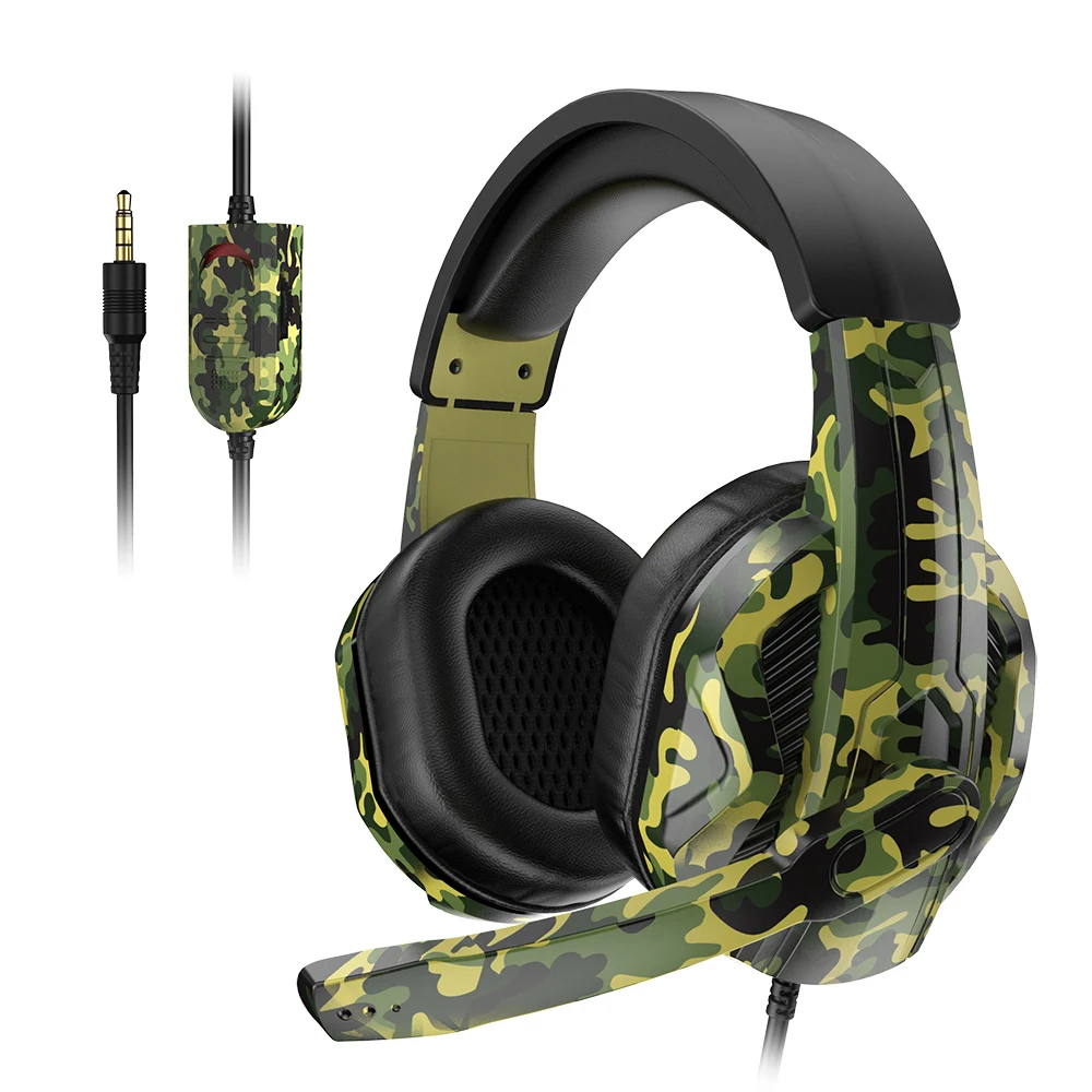 

Amazon top seller high quality headphones stereo camo army headset