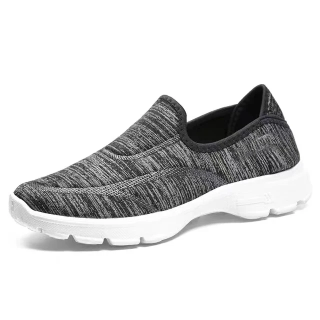 

Cheap Breathable Slip-on Lazy Shoes Sneakers Walking Shoes, Red grey black blue