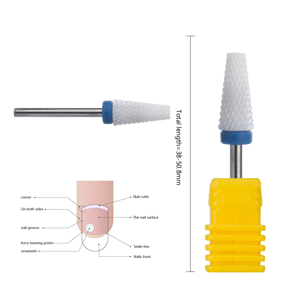 

2020 Best Seller Of Large Rounded Top Of Ceramic Bits For Manicure