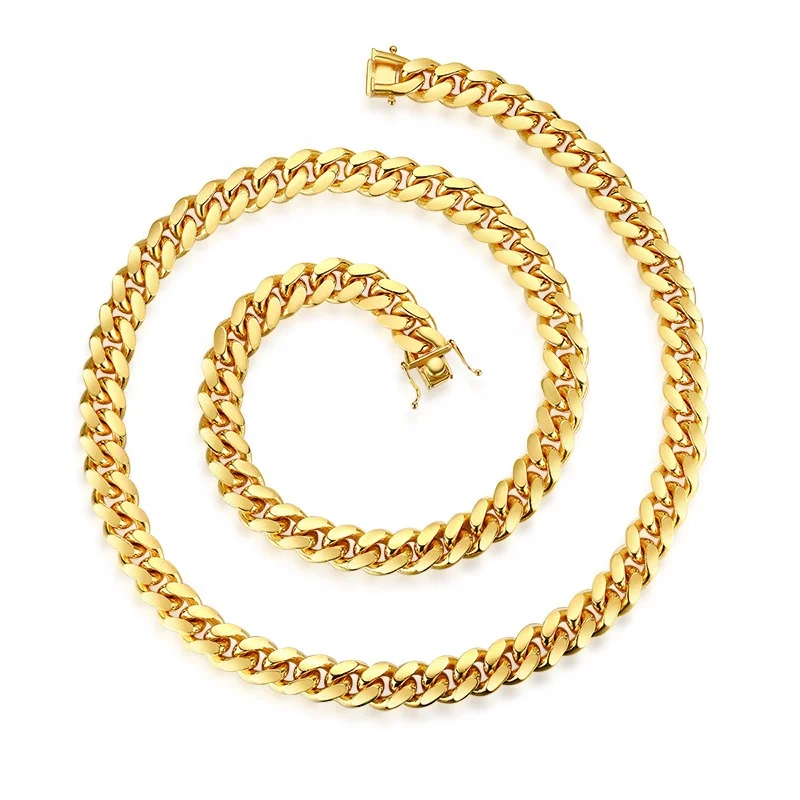 

5mm  wholesale Gold Plated 925 Silver Curb Chunky Link Chain sterling silver, Silver/yellow gold