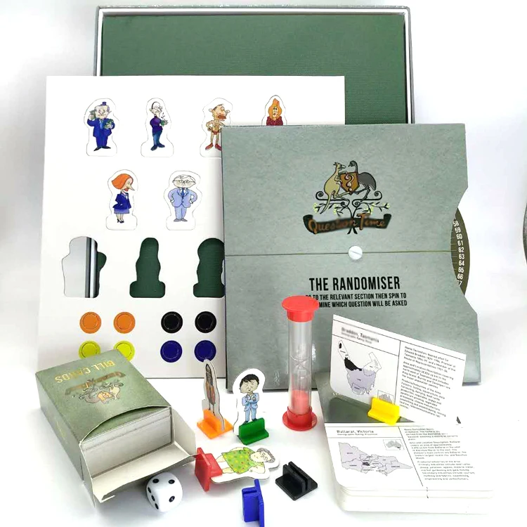 

Custom printing paper spinner dollar shop board game set with meeples double ditto family party dot it board game, Cmyk or pms