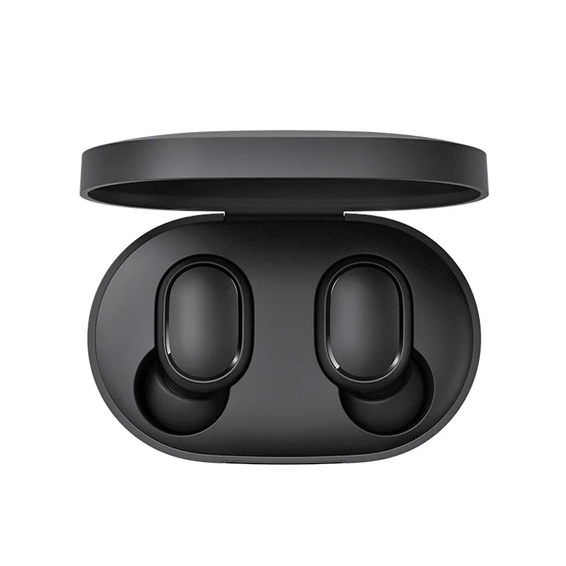 Black Mi eardots Earphone Wireless Earbuds Waterproof Sports Earpod Deep Bass headphones earbuds with mini magnet Charging Case