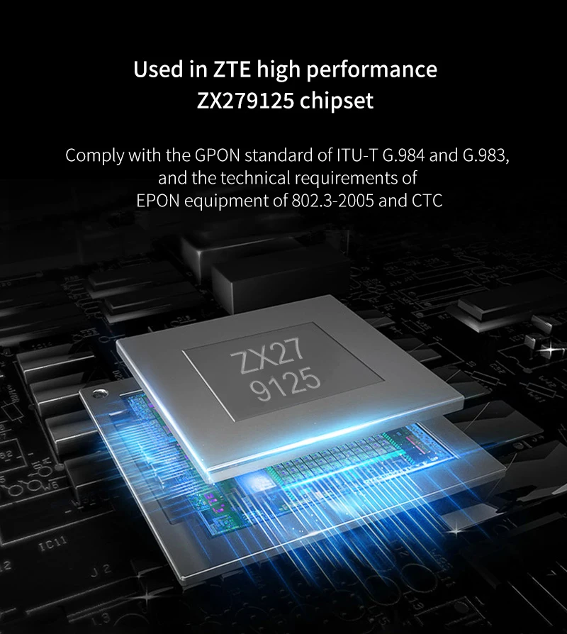 Chipset Zx279125 Gpon / Epon Port Meet Itu-t G.984 Ont/onu Gpon - Buy 1 ...