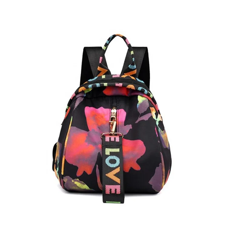

Wholesale Custom Logo Mini Waterproof Luxury Fashion Womens Outdoor Nylon Backpacks For College, Black / oem