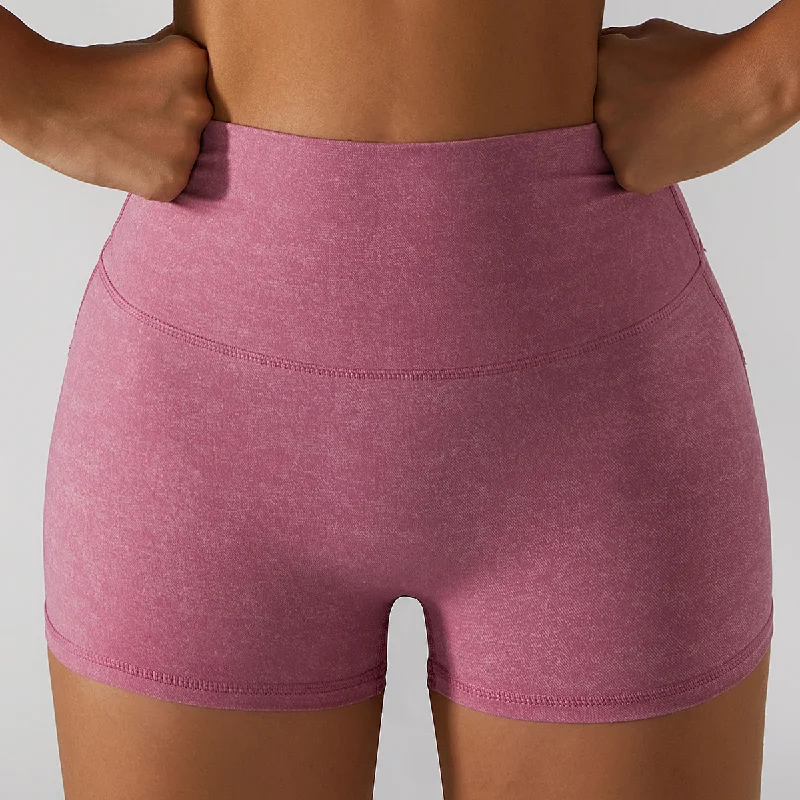 

High Waist Scrunch Butt Sports Compression Athletic Yoga Running Wholesale Booty Gym Shorts Women