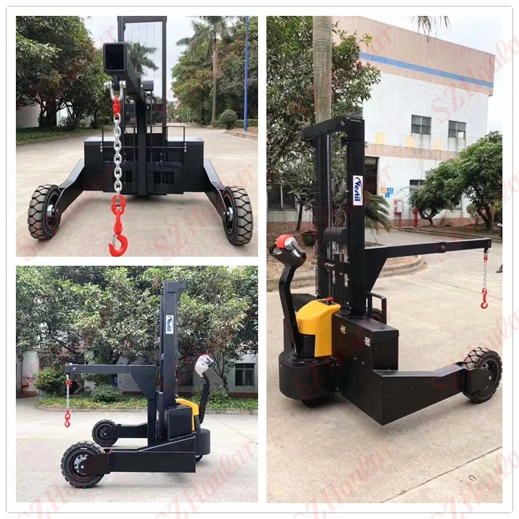 All Terrain Rough Pallet Stacker Outdoor Stacker Rough Terrain Forklift 1 Ton Pallet Stacker