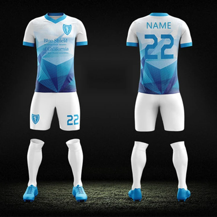 

Wholesale Youth Kids Adults custom designer team sublimation digital printing soccer uniform wear / football jersey