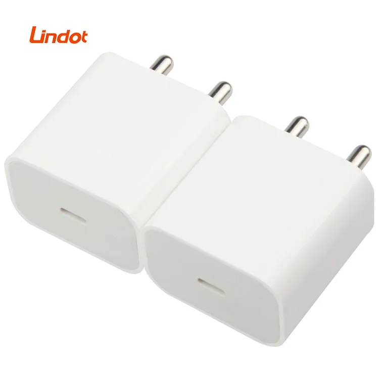 

CKD SKD 18w 20 w 30w fast charging phone charger 20w usb c type wall charger India pin pd charger, White