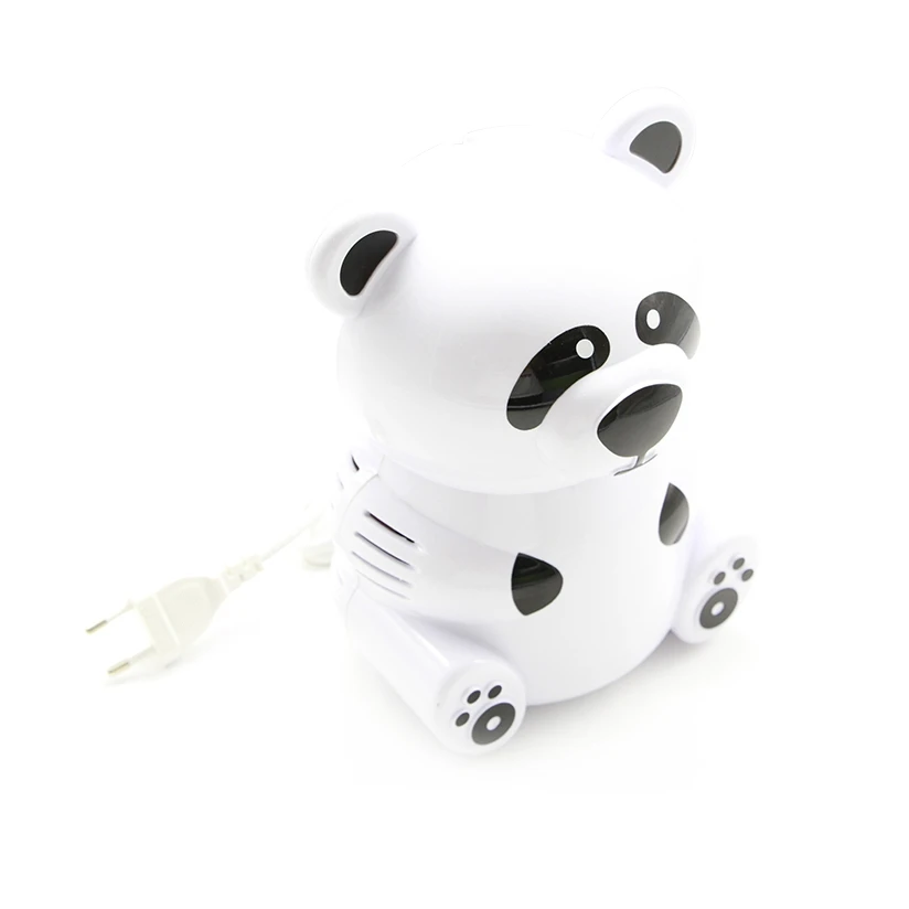 

Kids Portable Aerosol Medical Portable Cute Panda Shape Piston Air Piston Mesh Ultrasonic Portable Nebulizer Diffuser