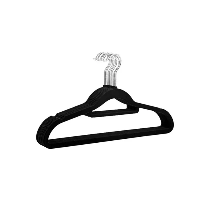 

Amazon hot sale nice price Space Save Thin Profile Non-slip Padded wide shoulder hangers