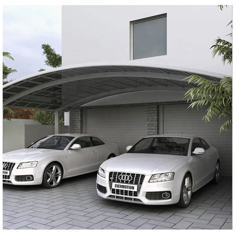 polycarbonate car tent for garden used