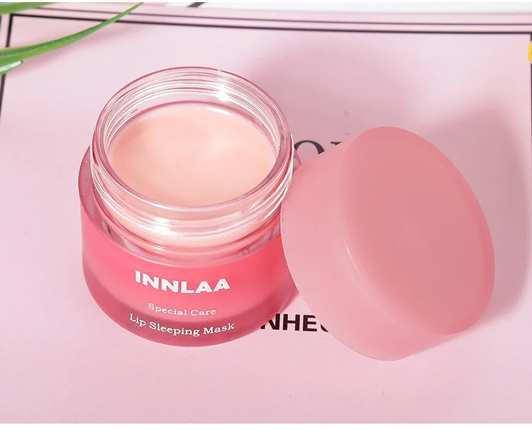 amazon best selling Custom pink mask moisturizing lightening gel collagen sleeping  plumper Lip mask
