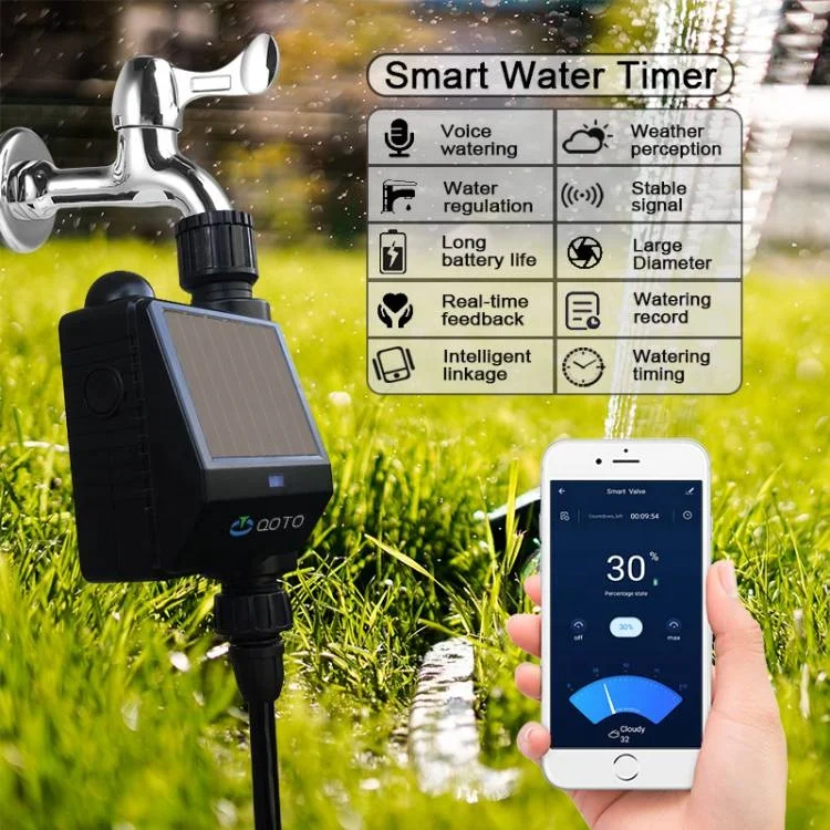 

Outdoor Lawn Digital Timer Solar Energy Automatic Intelligent Solar Powered Irrigation Controller