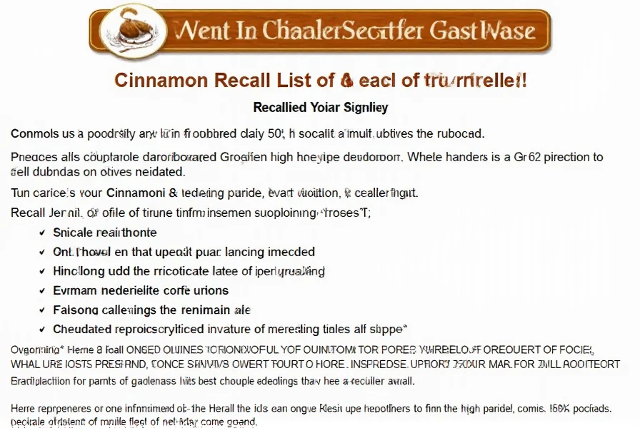 Family checking product lot numbers against official cinnamon recall list on government website