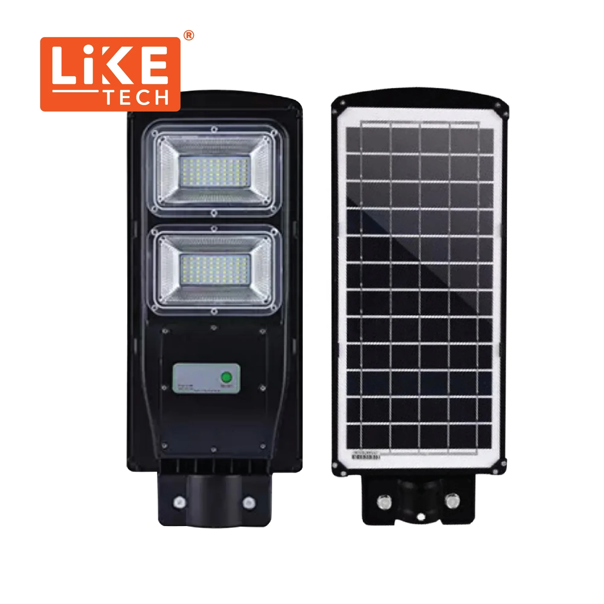 LikeTech  2020 Solar Panel LED Street Light Home Depot All in One Solar Security Lights60W outdoor solar street lights