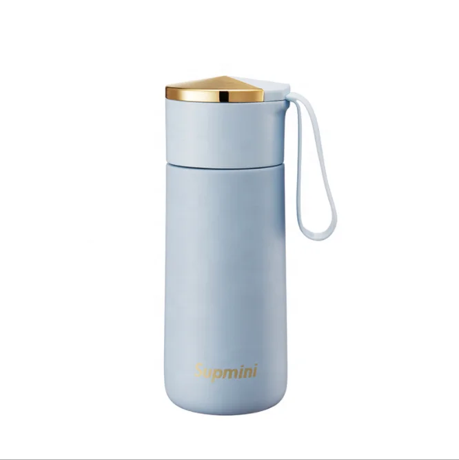 

Bpa free double wall stainless steel water bottle vacuum insulated cups with handle mini portable thermos 180ml drinkware, Red/blue/pink/grey/customized color