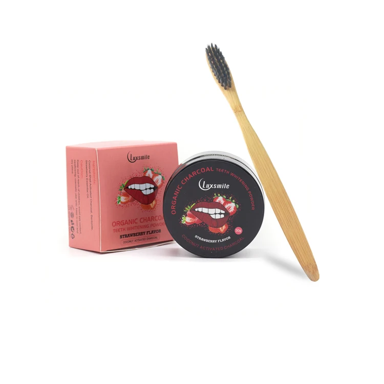 

Luxsmile 100% Natural Coconut Shell Activated Charcoal Teeth Whitening Powder, Green, red, yellow, purple, brown
