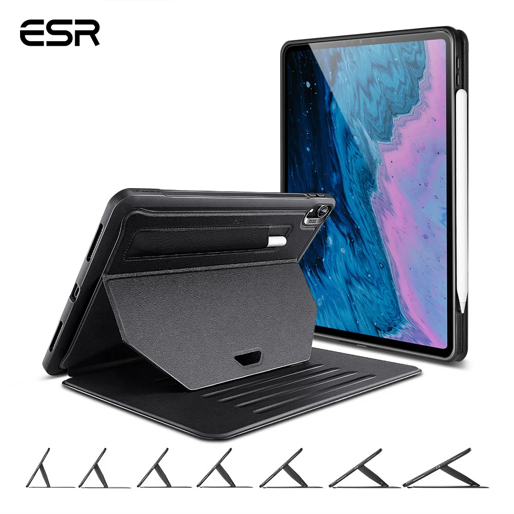 

ESR Tablet Cover for iPad Air 4th Gen case Multi-Angle Tablet Cover Sentry Kickstand Case For iPad 10.8inch 2020