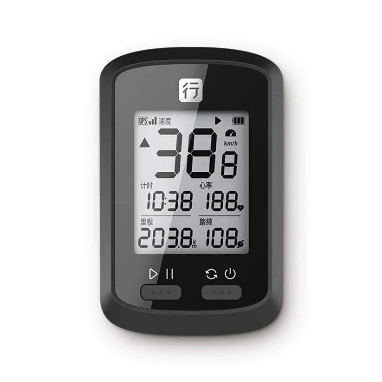 

Mountain bike heart rate GPS tracking cycling distance meter Bike meter