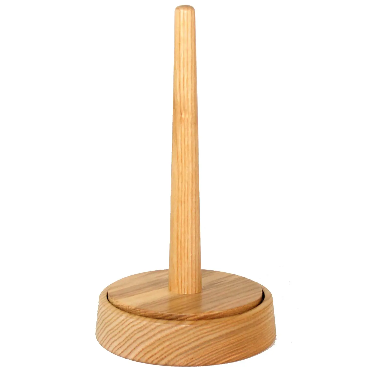 

Wooden Spinning Yarn Ball Holder Bobbin Cone Spool Storage Spindle Stand Wood Knitting Accessories, Wood natural color