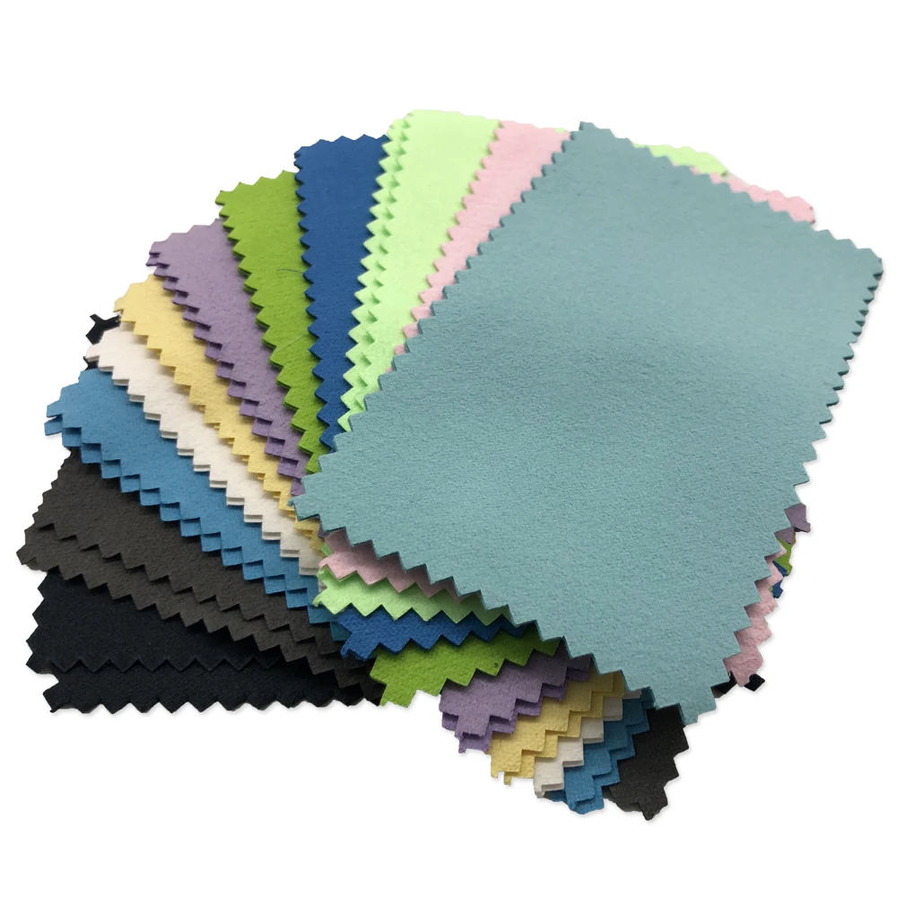 自定义标志丝网印刷珠宝手表抛光布