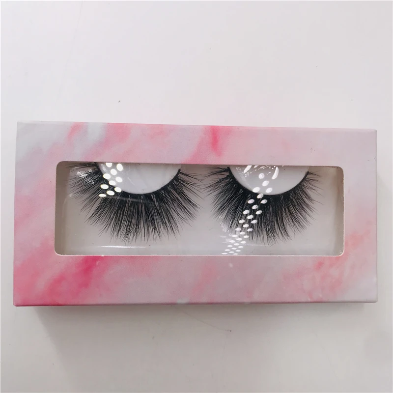 

Custom eyelash packaging private label marble paper box lash wholesale dropshipping 5d 20 mm eyelashes, Natural black