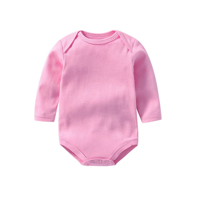 
High quality long sleeve newborn baby clothes girl boy romper baby romper 