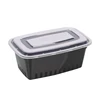 Meal Prep Reusable Plastic Containers Disposable Bento lunch box Food Storage Container takeaway packing box with Lids