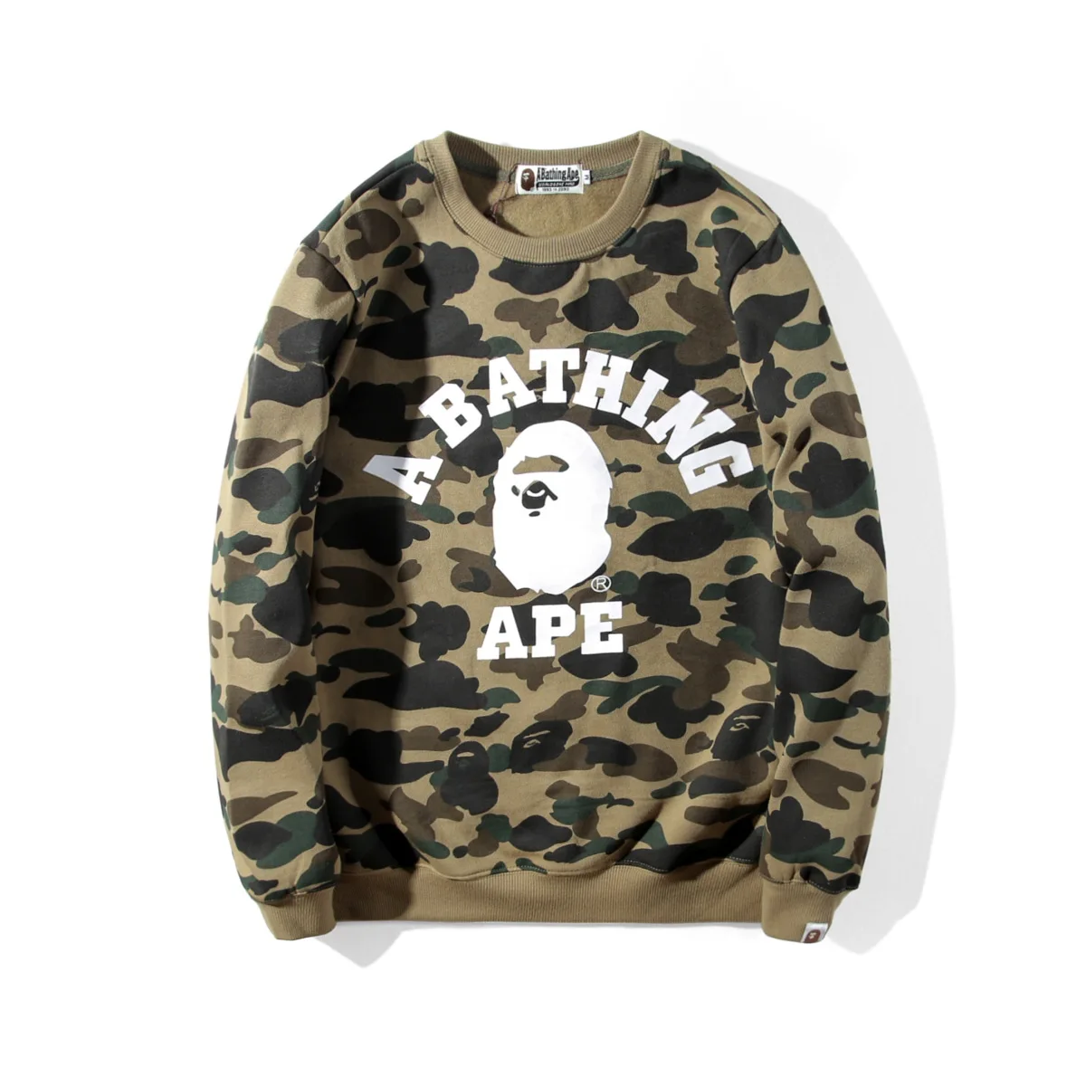 

Men'S Camo Sweat Shirts Hoodies Bape Sweater Cotton, Picture shows