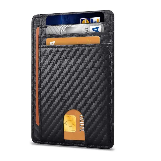 

Mens Front Pocket Wallet Wallets Leather Men Card Holder, As showed