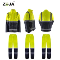 

ZUJA Traffic Road Work Raincoat Waterproof Reflective Clothes