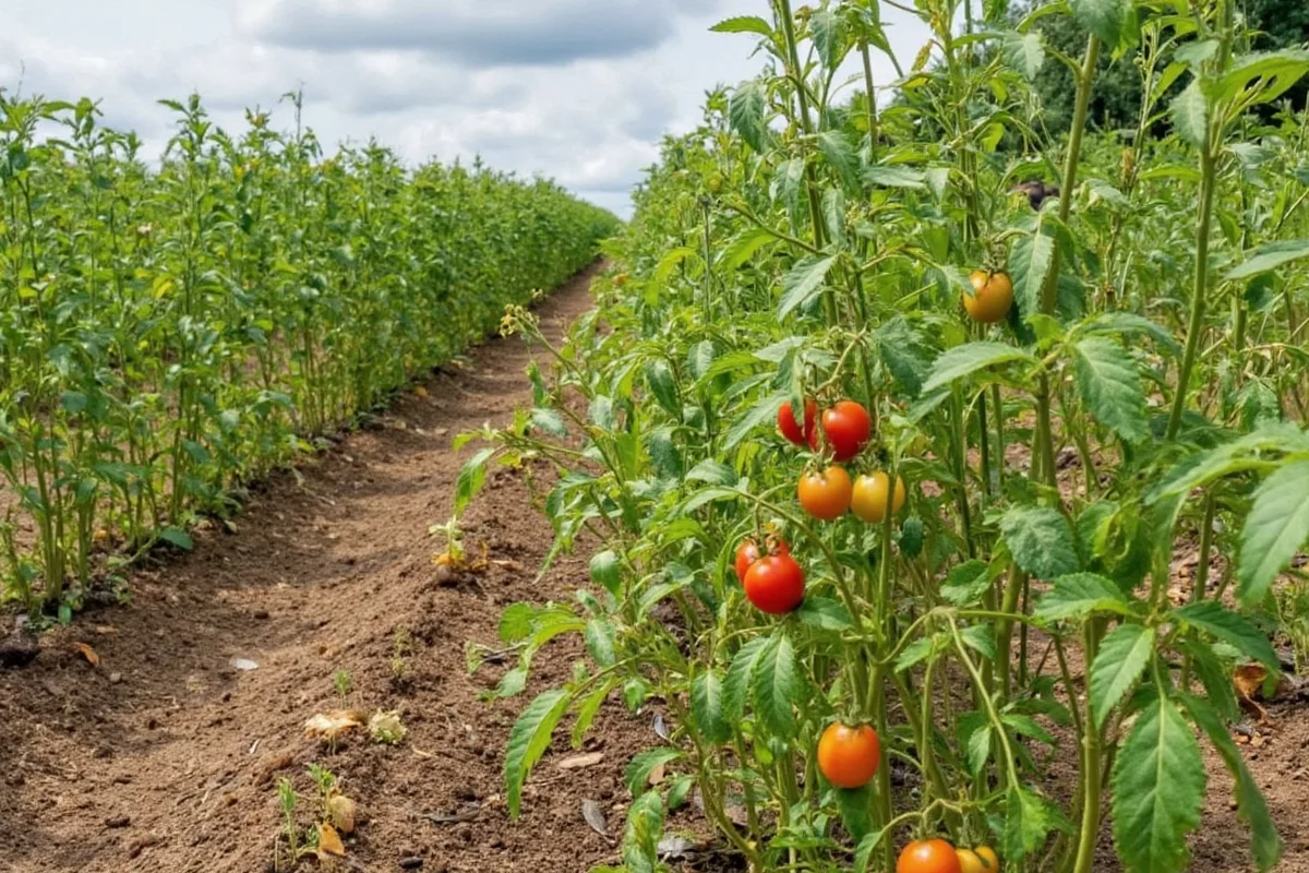 how far apart should you plant tomato plants