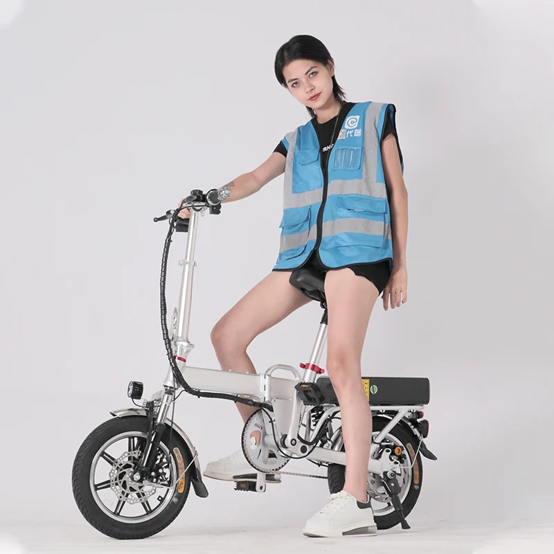 

High quality one seat full suspension 48v battery electric bicycle folding 14