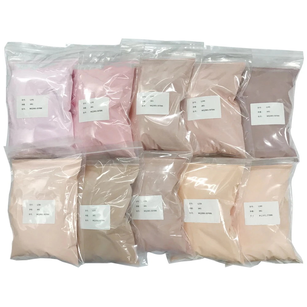 

Wholesale 1000G/BAG PINK Bulk Nail Acrylic Powder Acrylic Powder For Nails 3 In 1 Gel Nails Acrylic Glitter Powder, Many colors