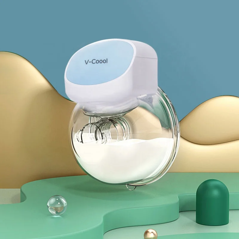 

V-Coool Intelligent hands free suction milk extractor portable wearing wireless 180ML electric breast pump