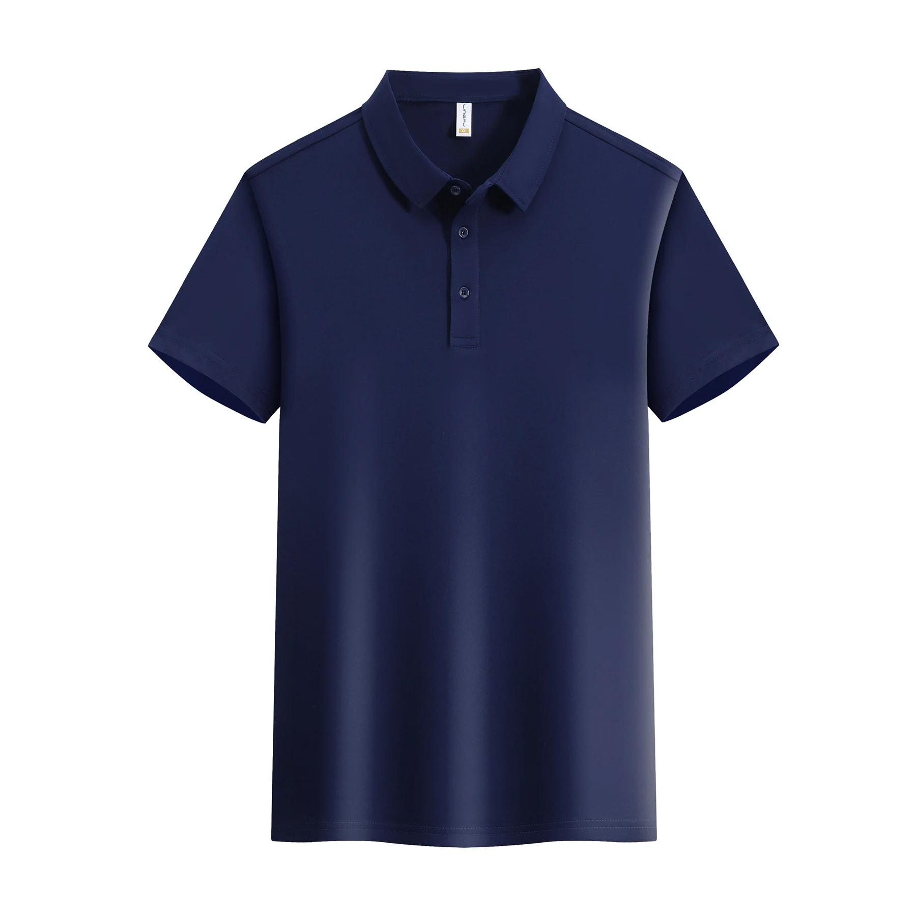 Factory Price Men's Polo T-Shirt Custom Logo Printed Polyester Cotton Plain Blank Short Sleeve Woven Fabric