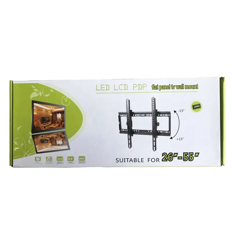 

Adjustable angle thickened tiltable LED LCD TV wall mount bracket 26-55 inch